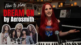 How to Play Dream On (Aerosmith) at the Piano│Accompaniment Version