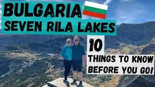 Bulgaria's SEVEN RILA LAKES: 10 Things You NEED to Know Before You Go!