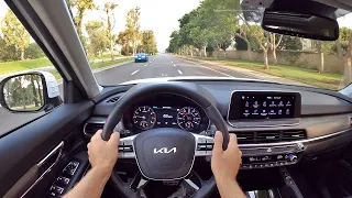 2022 Kia Telluride SX AWD NightFall POV Test Drive (3D Audio)(ASMR)