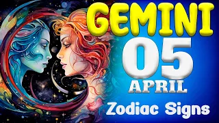 😥 𝐒𝐎𝐌𝐄𝐎𝐍𝐄 😨 𝐖𝐈𝐋𝐋 𝐒𝐇𝐎𝐂𝐊 𝐘𝐎𝐔 😱 Gemini ♊ Horoscope for today april 5 2024 🔮 horoscope Daily april