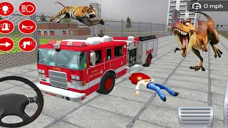 ✅Real Fire Truck Driving Simulator #45Fire Fighting - Tampa Fire Department Truck - Android Gameplay