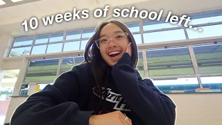 first day of school back from spring break DAY IN MY LIFE VLOG | 10 more weeks left of high school..