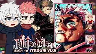 Jujutsu Kaisen React To Itadori | Jujutsu Kaisen Gacha React 🇺🇲🇧🇷