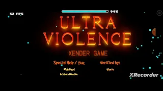 "Ultra Violence Boss" by hitowala25   100% no ldm.   original by viprin        Geometry Dash.