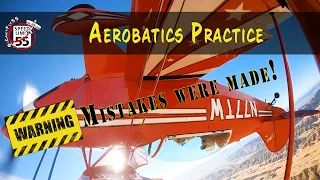 Aerobatic Practice in the Pitts