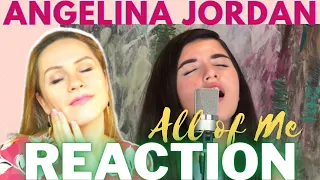 🌺 Angelina Jordan Cover John Legend - All of Me | REACTION and ANALYSIS by Vocal Coach