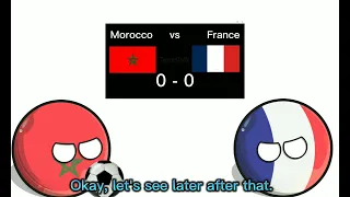 France vs Morocco | Countryballs world cup