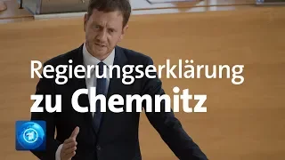 Kretschmers Regierungserklärung zu Chemnitz: "Kein Mob, keine Hetzjagd"