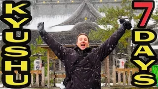 7 Days Kyushu Japan Travel Vlog - The Land of Snow and Fire!