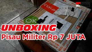 UNBOXING Paket Pisau Militer Seharga 7 JUTA RUPIAH!!