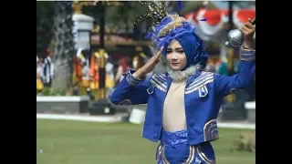 Mayoret Cantik SMAN 2 Lamongan - Saat start Lomba drumband sumpah pemuda cup 2018