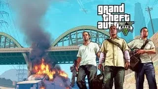 Grand Theft Auto V  первый официальный геймплей GTA 5 русская озвучка)
