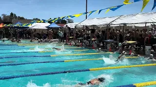 Var Girls 200y Free Relay. MVAL Swim Championships 2024