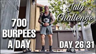 Iron Wolf July Challenge — 700 Burpees a Day (Day 26 of 31)