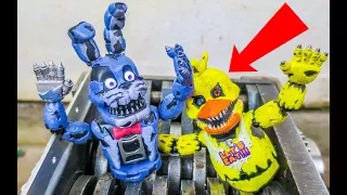 Shredding Funko Five Nights at Freddy's Action Figures! What's Inside?