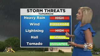 Philadelphia Weather: Strong Storm Threat Wednesday