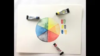 Learning the Color Wheel Watercolor Basics