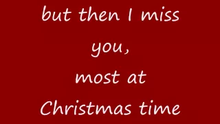 Mariah Carey - Miss You Most At Christmas Time (lyrics on screen)