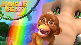 Rainbow Rising | Jungle Beat | Cartoons for Kids | WildBrain Bananas