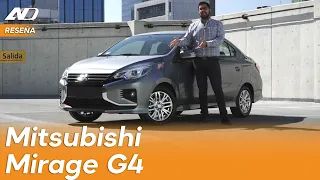 Mitsubishi Mirage G4 - Económico, rendidor y seguro | Reseña