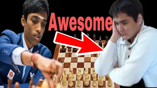 Praggnanandha vs Borya Ider || world junior championship Pune -06/10/14 ||