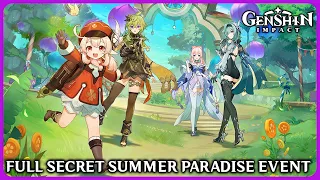 Full Secret Summer Paradise Event - Genshin Impact 3.8