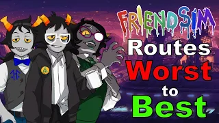 Hiveswap Friendsim Routes: Worst to Best