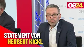 Kickl mit den Aktuellen FPÖ-Themen