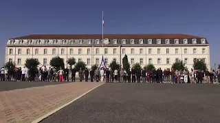 Cérémonie de remise des calots des EGAV de la 3e CIE stage 17/21