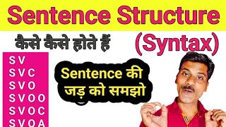 Sentence Structure Making Rules | Syntax in English Grammar | How to make sentence in English