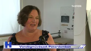 Vendégművészek Páterdombon – ZTV Híradó 2022-07-08