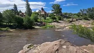 Así llegaba una creciente de más de dos metros a Carlos Paz