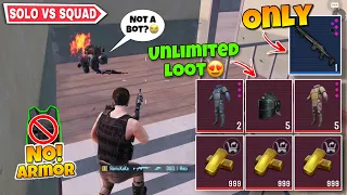 Scammed level 6 enemies & Got Amazing Loot 😍 | No Armor 🚫 Solo vs Squad 🔥 | Metro Royale Chapter 12