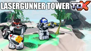 TDX LASER GUNNER Tower Review.. | ROBLOX