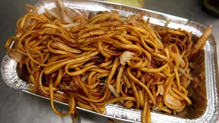 Cantonese style takeaway food - Chicken, Beef Chow Mein