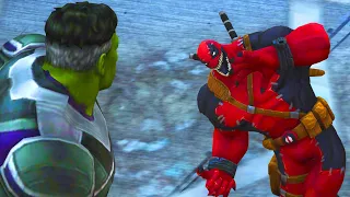 Deadpool-Venom VS The Avengers Hulk Epic Battle | Redux Mango