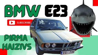 BMW E23 Test Drive #bmwe23 #testdrive #autovēsture #autolēdija