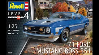 Unboxing - Revell 1/25 '71 Ford Mustang Boss 351