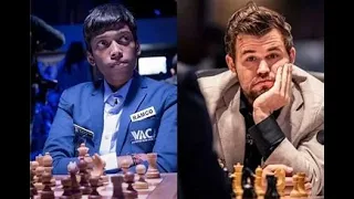 Praggnanandhaa beats Magnus Carlsen again in Blitz game at Grand Chess Tour!!!