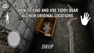 How to find and use Teddy Bear All New Original locations In Granny 3 train Escape