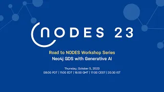 Road to NODES: Neo4j Graph Data Science with Generative AI