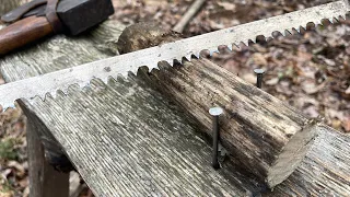 Never Struggle with a  Bowsaw Again! Bushcraft Hack