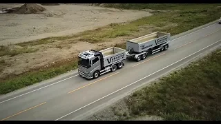 Vebostad Transport - Norwegian roadtrain - Volvo FH16 750 - 60 tons - HD