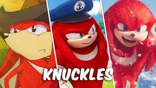 Knuckles the Echidna Evolution in Movies & TV [1996 - 2024]