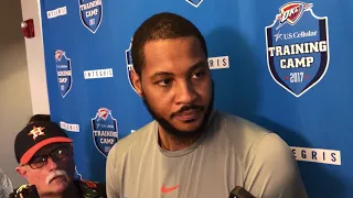 Carmelo Anthony on his goals for Thunder and closing Knicks' chapter | ESPN