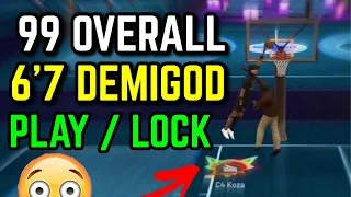 STAGE 1v1 COURT… BUT ITS WITH MY 99 OVERALL 6’7 DEMIGOD BUILD !!! 2K22 BEST BUILD AND JUMPSHOT !!
