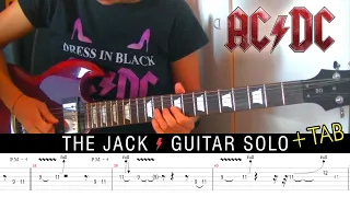 AC/DC - The Jack (Guitar solo + TAB + slow speed)