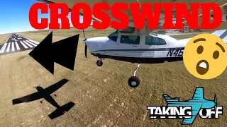 Where's all the Traffic? Crosswind to Wingfield in the Cessna 210 - TakingOff