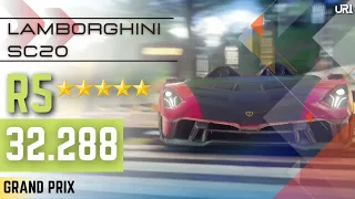 Asphalt 9 | LAMBORGHINI SC20 Grand Prix | Round 5 | 5⭐️ Touchdrive lap by NoxFury