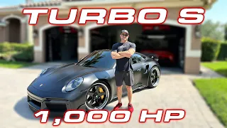 1,000 HP Porsche Turbo S in the garage....